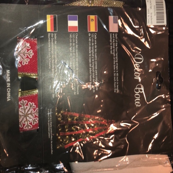 Christmas Tree Topper - Bow - Picture 2 of 2